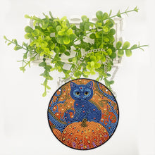 Load image into Gallery viewer, Special Shape Diamond Drawing Hanging Kit Suncatcher (Halloween Cat)
