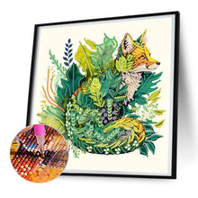 Load image into Gallery viewer, Diamond Painting - Partial Special Shaped - fox jungle (30*30CM)
