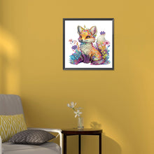 Load image into Gallery viewer, Diamond Painting - Partial Special Shaped - fox (30*30CM)
