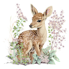 Load image into Gallery viewer, Diamond Painting - Partial Special Shaped - deer (30*30CM)
