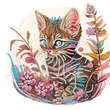 Load image into Gallery viewer, Diamond Painting - Partial Special Shaped - kitten (30*30CM)
