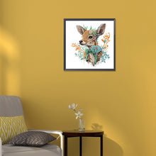 Load image into Gallery viewer, Diamond Painting - Partial Special Shaped - deer (30*30CM)
