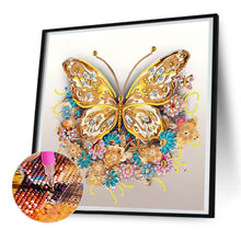 Load image into Gallery viewer, Diamond Painting - Partial Special Shaped - Butterfly (30*30CM)
