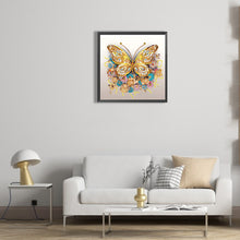 Load image into Gallery viewer, Diamond Painting - Partial Special Shaped - Butterfly (30*30CM)
