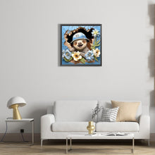 Load image into Gallery viewer, Diamond Painting - Full Round - sloth in wall (40*40CM)
