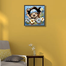 Load image into Gallery viewer, Diamond Painting - Full Round - sloth in wall (40*40CM)
