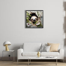 Load image into Gallery viewer, Diamond Painting - Full Round - sloth in wall (40*40CM)
