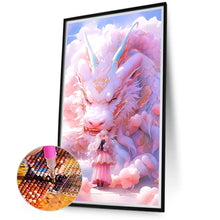 Load image into Gallery viewer, Diamond Painting - Full Round - dragon girl (40*70CM)
