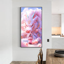 Load image into Gallery viewer, Diamond Painting - Full Round - dragon girl (40*70CM)
