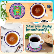 Load image into Gallery viewer, 2PCS Diamond Painting Art Coaster Kit Special Shape Diamond Painting DIY Coaster
