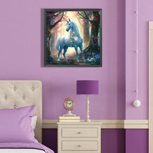 Load image into Gallery viewer, Diamond Painting - Full Round - forest unicorn (40*40CM)
