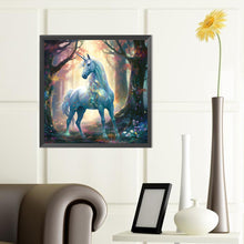 Load image into Gallery viewer, Diamond Painting - Full Round - forest unicorn (40*40CM)
