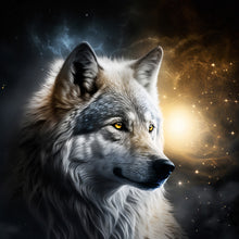 Load image into Gallery viewer, Diamond Painting - Full Round - Dark Night Wolf (40*40CM)
