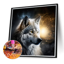 Load image into Gallery viewer, Diamond Painting - Full Round - Dark Night Wolf (40*40CM)
