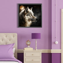 Load image into Gallery viewer, Diamond Painting - Full Round - Dark Night Wolf (40*40CM)
