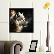 Load image into Gallery viewer, Diamond Painting - Full Round - Dark Night Wolf (40*40CM)
