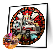 Load image into Gallery viewer, Diamond Painting - Full Round - round ambulance (40*40CM)
