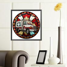 Load image into Gallery viewer, Diamond Painting - Full Round - round ambulance (40*40CM)
