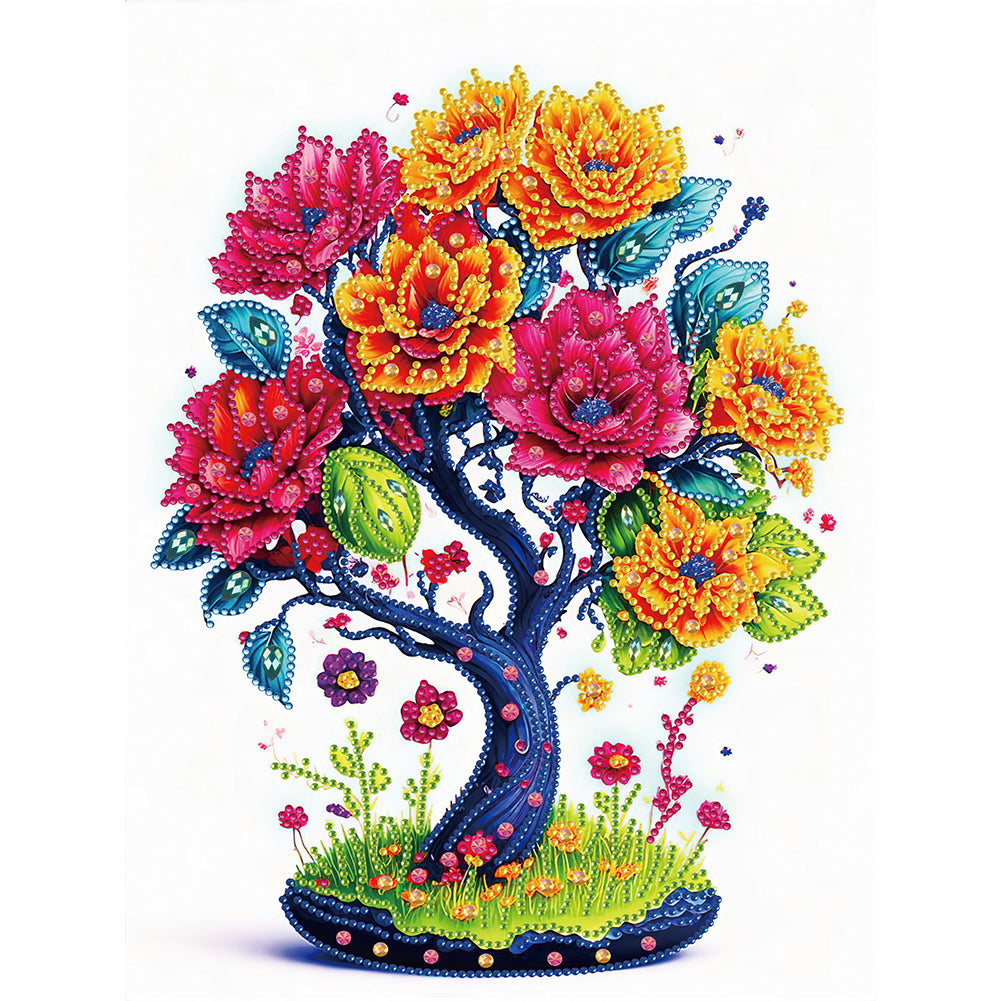 Diamond Painting - Partial Special Shaped - Tree of Life ¡¤ Coleus (30*40CM)
