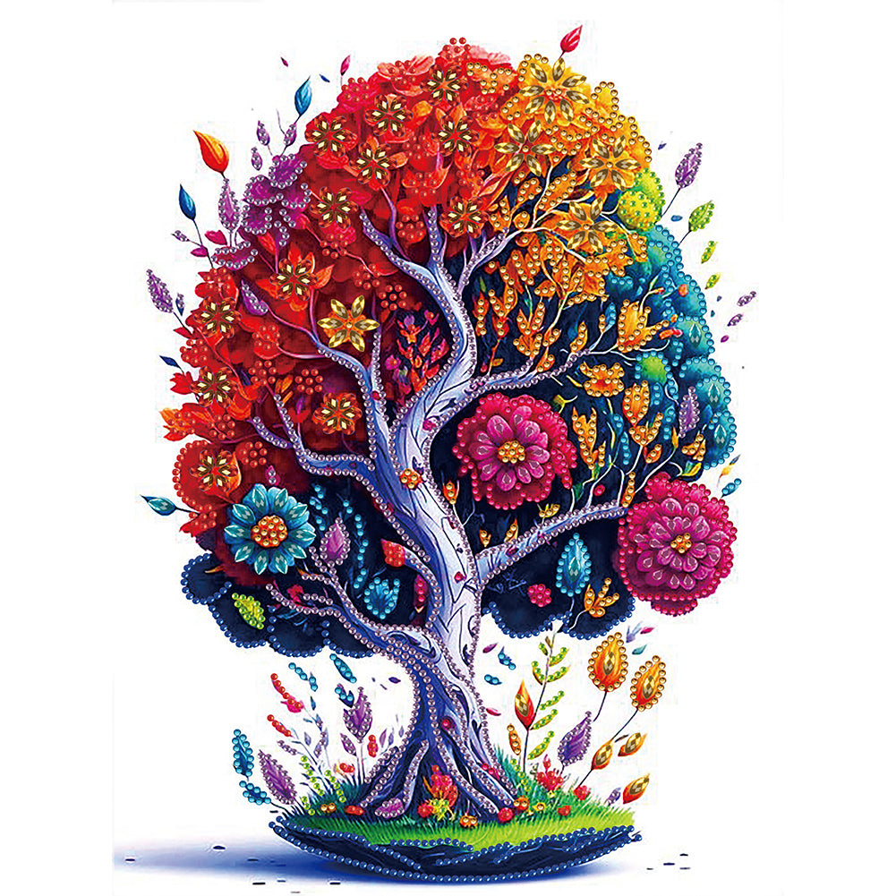 Diamond Painting - Partial Special Shaped - life Tree (30*40CM)