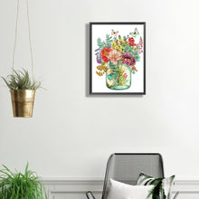 Load image into Gallery viewer, Diamond Painting - Partial Special Shaped - vase with flowers (30*40CM)
