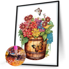 Load image into Gallery viewer, Diamond Painting - Partial Special Shaped - barrel with flowers (30*40CM)

