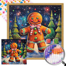 Load image into Gallery viewer, AB Diamond Painting - Full Round - gingerbread Man (40*40CM)
