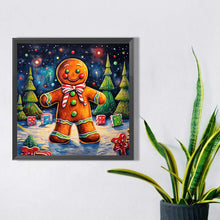 Load image into Gallery viewer, AB Diamond Painting - Full Round - gingerbread Man (40*40CM)
