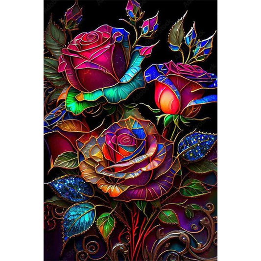 AB Diamond Painting - Full Round - roses (40*60CM)
