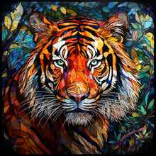 Load image into Gallery viewer, Diamond Painting - Full Round - Tiger Glass Art (40*40CM)
