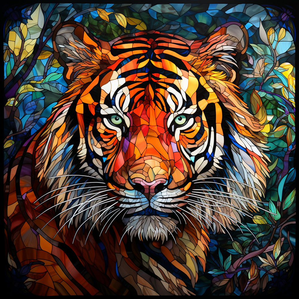 Diamond Painting - Full Round - Tiger Glass Art (40*40CM)