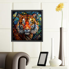 Load image into Gallery viewer, Diamond Painting - Full Round - Tiger Glass Art (40*40CM)
