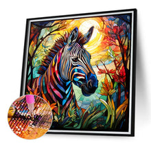 Load image into Gallery viewer, Diamond Painting - Full Round - Zebra Glass Art (40*40CM)

