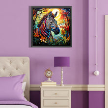Load image into Gallery viewer, Diamond Painting - Full Round - Zebra Glass Art (40*40CM)
