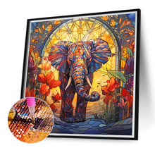 Load image into Gallery viewer, Diamond Painting - Full Round - elephant glass art (40*40CM)
