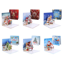 Load image into Gallery viewer, 6PCS Diamond Drawing Card Santa Special Shape Gifts for Family Friends and Lover
