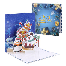 Load image into Gallery viewer, 6PCS Diamond Drawing Card Santa Special Shape Gifts for Family Friends and Lover
