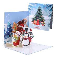 Load image into Gallery viewer, 6PCS Diamond Drawing Card Santa Special Shape Gifts for Family Friends and Lover
