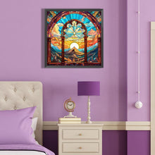Load image into Gallery viewer, Diamond Painting - Full Round - mountain river glass art (40*40CM)
