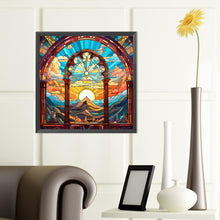 Load image into Gallery viewer, Diamond Painting - Full Round - mountain river glass art (40*40CM)
