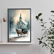 Load image into Gallery viewer, Diamond Painting - Full Round - Igloo and carriage (40*60CM)
