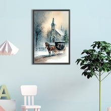 Load image into Gallery viewer, Diamond Painting - Full Round - Igloo and carriage (40*60CM)
