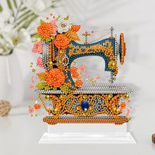 Load image into Gallery viewer, 5D DIY Crystal Painting Desktop Kit Sewing Machine for Home Office Desktop Decor
