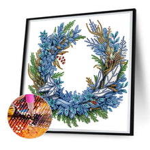 Load image into Gallery viewer, Diamond Painting - Partial Special Shaped - Christmas wreath (30*30CM)
