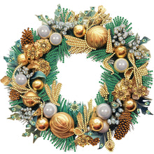 Load image into Gallery viewer, Diamond Painting - Partial Special Shaped - Christmas wreath (30*30CM)
