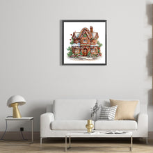 Load image into Gallery viewer, Diamond Painting - Partial Special Shaped - Christmas Cookie House (30*30CM)
