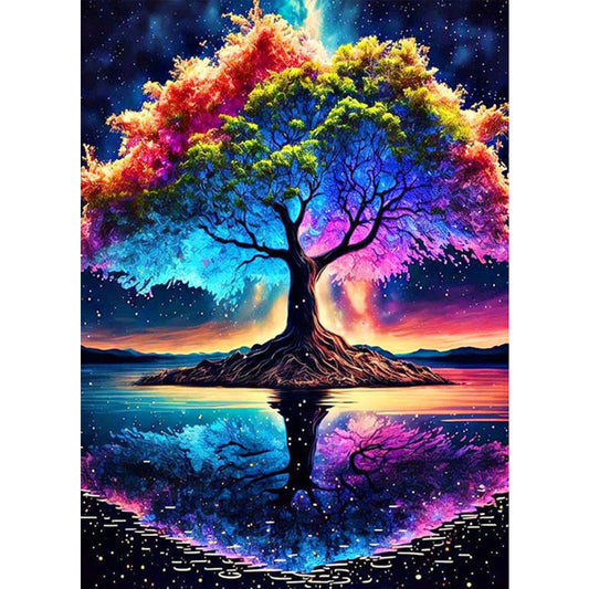 Diamond Painting - Full Round - Four Seasons Tree of Life (40*55CM)