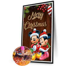 Load image into Gallery viewer, Diamond Painting - Full Round - mickey mouse for christmas (30*50CM)

