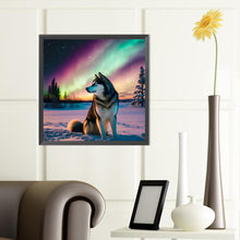 Load image into Gallery viewer, Diamond Painting - Full Round - Aurora snow wolf (40*40CM)
