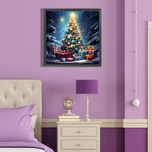 Load image into Gallery viewer, Diamond Painting - Full Round - winter christmas tree (40*40CM)
